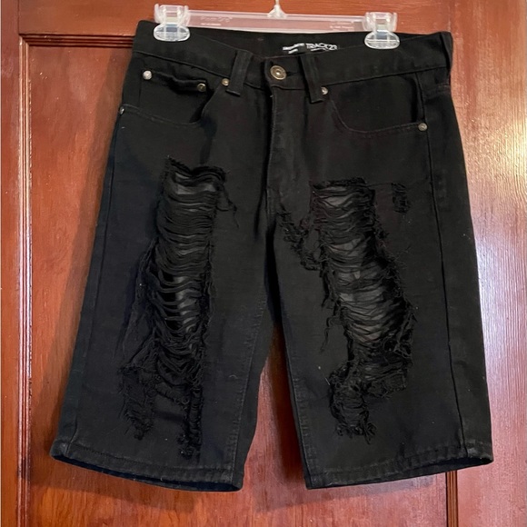 Track 23 Other - Men’s Track 23 Distressed Moto Shorts